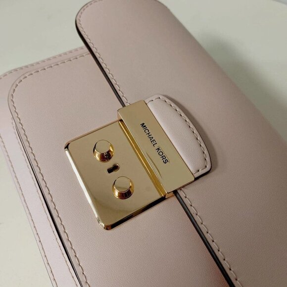 Michael Kors 35T2GS9M2L Sloan Editor Medium Messenger Bag IN Powder Blush - Picture 5 of 9